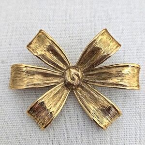 Vintage Monet Bow Brooch